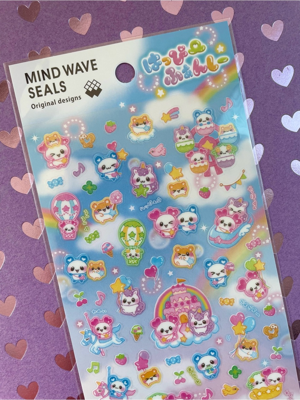 Tiny kawaii animal stickers
